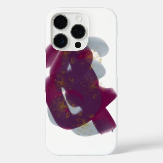 カラフルミニマル抽象芸術アートワークiPhone 16 Pro Case-Mate iPhoneケース (裏面)