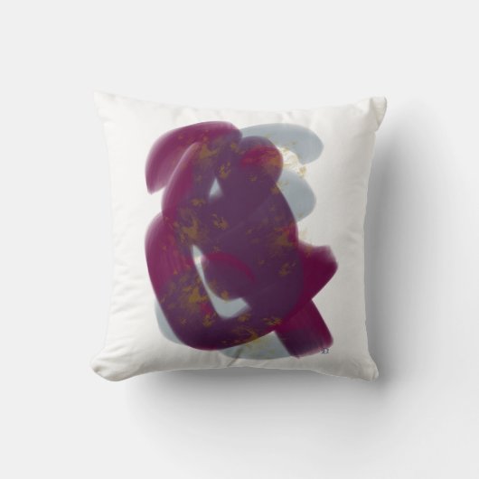 カラフルミニマル抽象芸術 クッション (正面)