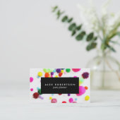 カラフルミニマルPOM名刺 名刺 (スタンド正面)