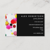 カラフルミニマルPOM名刺 名刺 (裏面)