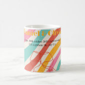 カラフルミニマ結婚リスト コーヒーマグカップ (中央)