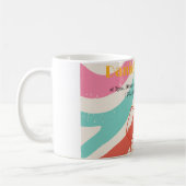 カラフルミニマ結婚リスト コーヒーマグカップ (左)