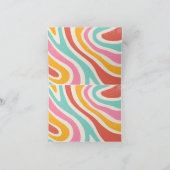 カラフルミニマ結婚リスト サンキューカード (内部)