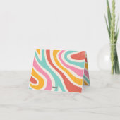 カラフルミニマ結婚リスト サンキューカード (裏面)