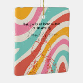 カラフルミニマ結婚リスト セラミックオーナメント (右)