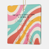 カラフルミニマ結婚リスト セラミックオーナメント (左)