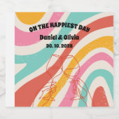 カラフルミニマ結婚リスト ビールラベル (シングルラベル)