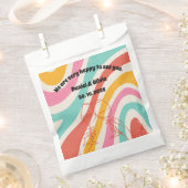 カラフルミニマ結婚リスト フェイバーバッグ (クリップ留めされた状態)