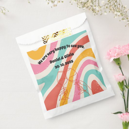 カラフルミニマ結婚リスト フェイバーバッグ (封をした状態)