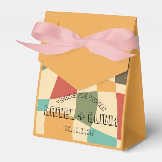 カラフルミニマ結婚リスト フェイバーボックス (正面サイド)