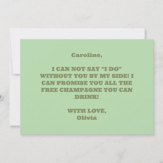 カラフルミニマ結婚リスト 招待状 (裏面)