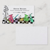 カラフルミュージカル楽器 名刺 (正面/裏面)