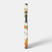 カラフルミュージカル鳥iPhoneケース iPhoneケース (左側面)