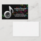 カラフルミュージカル | サブウーファーの名刺 名刺 (正面/裏面)