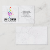 カラフルミュージカル | 指揮者 名刺 (正面/裏面)