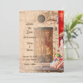 カラフルメキシコの旧結婚都 招待状 (スタンド正面)