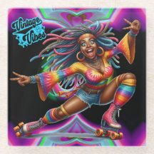 カラフルメヒッパイシックヴィンテージコースター