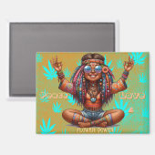 カラフルメヒッピーのシックなメアリー・ジェーン・マグネット マグネット (正面/裏面)