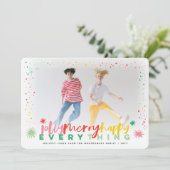 カラフルメリーすてきハッピーオールホリデイ シーズンカード (スタンド正面)