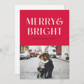 カラフルメリーと明るいホリデーカード シーズンカード (正面/裏面)