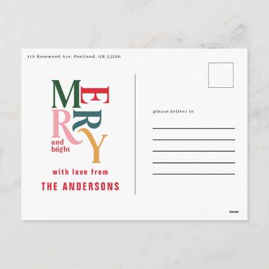 カラフルメリーヴィンテージ発表 シーズンポストカード (裏面)