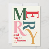 カラフルメリーヴィンテージ 案内状 (正面)