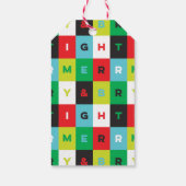 カラフルメリー明り型プレゼントラベル ギフトタグ (裏面)