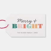 カラフルメリー明るい ギフトタグ (裏面横)