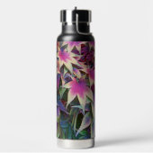 カラフルメ日本のデ葉フローラ ウォーターボトル (左面)