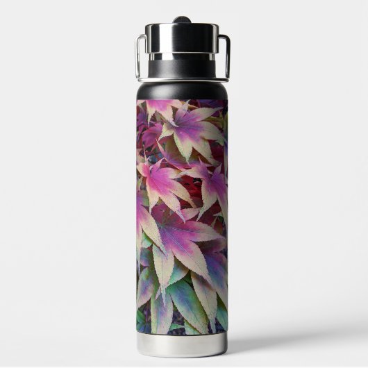 カラフルメ日本のデ葉フローラ ウォーターボトル (背面)