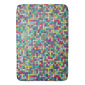 カラフルモザイク模様 バスマット (正面縦)