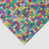 カラフルモザイク模様 薄葉紙 (詳細)