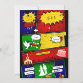 カラフルモダンおもしろいレトロ結婚漫画の話 (裏面)