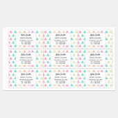 カラフルモダンおもしろい ラベル (シート)