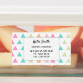 カラフルモダンおもしろい ラベル (貼付)