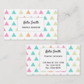 カラフルモダンおもしろい 名刺 (正面/裏面)