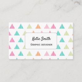 カラフルモダンおもしろい 名刺