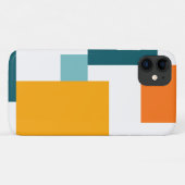 カラフルモダンよくはしゃぐ角 Case-Mate iPhoneケース (裏面(横))