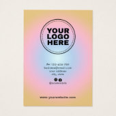 カラフルモダンイヤリング (裏面)