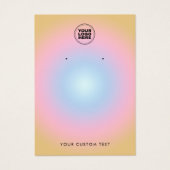 カラフルモダンイヤリング (正面)