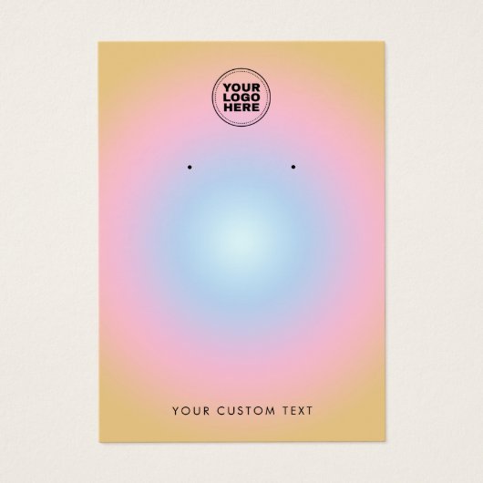 カラフルモダンイヤリング (正面)