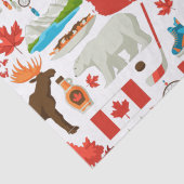 カラフルモダンカナダをテーマにした 薄葉紙 (詳細)
