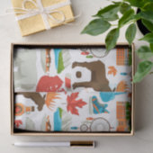 カラフルモダンカナダをテーマにした 薄葉紙 (ギフト)