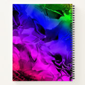 カラフルモダンガーリーシッスタイリッシュク ノートブック (裏面)