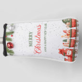 カラフルモダンクリスマス最高のパター ゴルフヘッドカバー (正面)