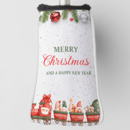 カラフルモダンクリスマス最高のパター ゴルフヘッドカバー