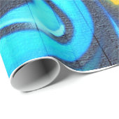 カラフルモダングラフィティ通りア絵画ート ラッピングペーパー (ロールコーナー)