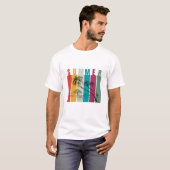 カラフルモダンサマーデザイン Tシャツ (正面フル)