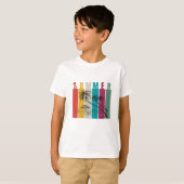 カラフルモダンサマーデザイン Tシャツ (正面フル)