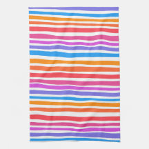 カラフルモダンシンプルストライプレインボー模様